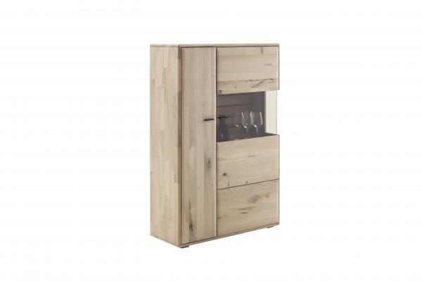 Highboard GIRONA T22 Balkeneiche in Kristalleiche geölt
